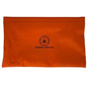 Oklahoma State University Technical Institute Orange Tool Pouch Hinged Closure